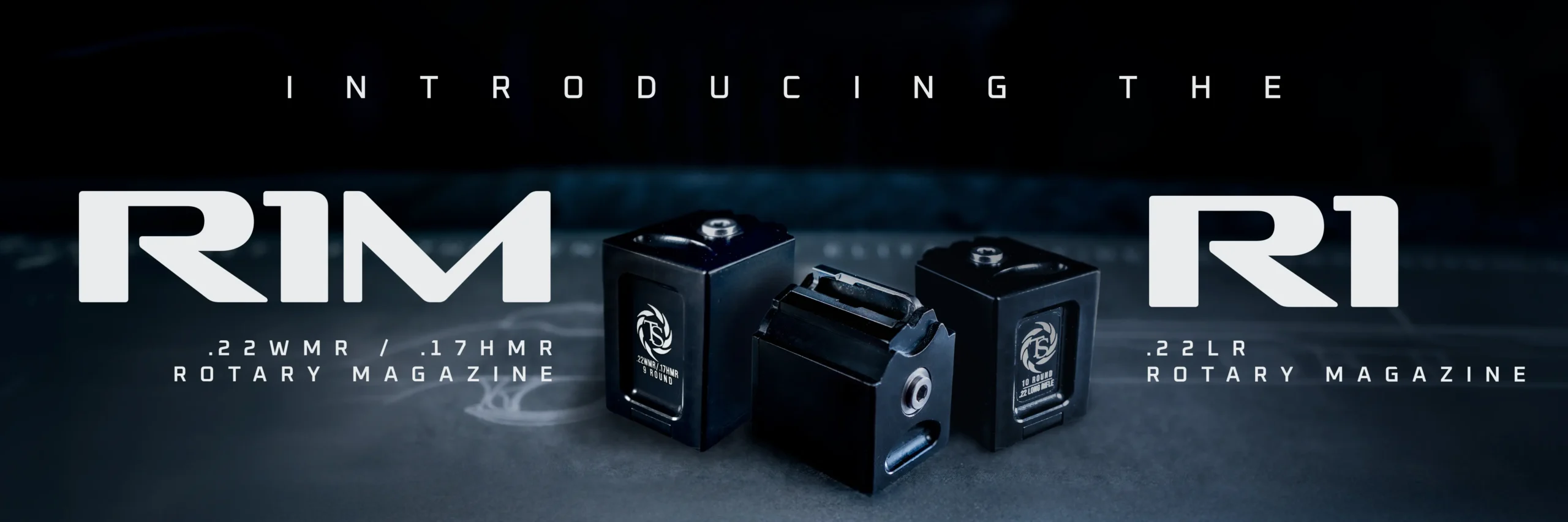 Banner image introducing the R1M and R1 Magazine